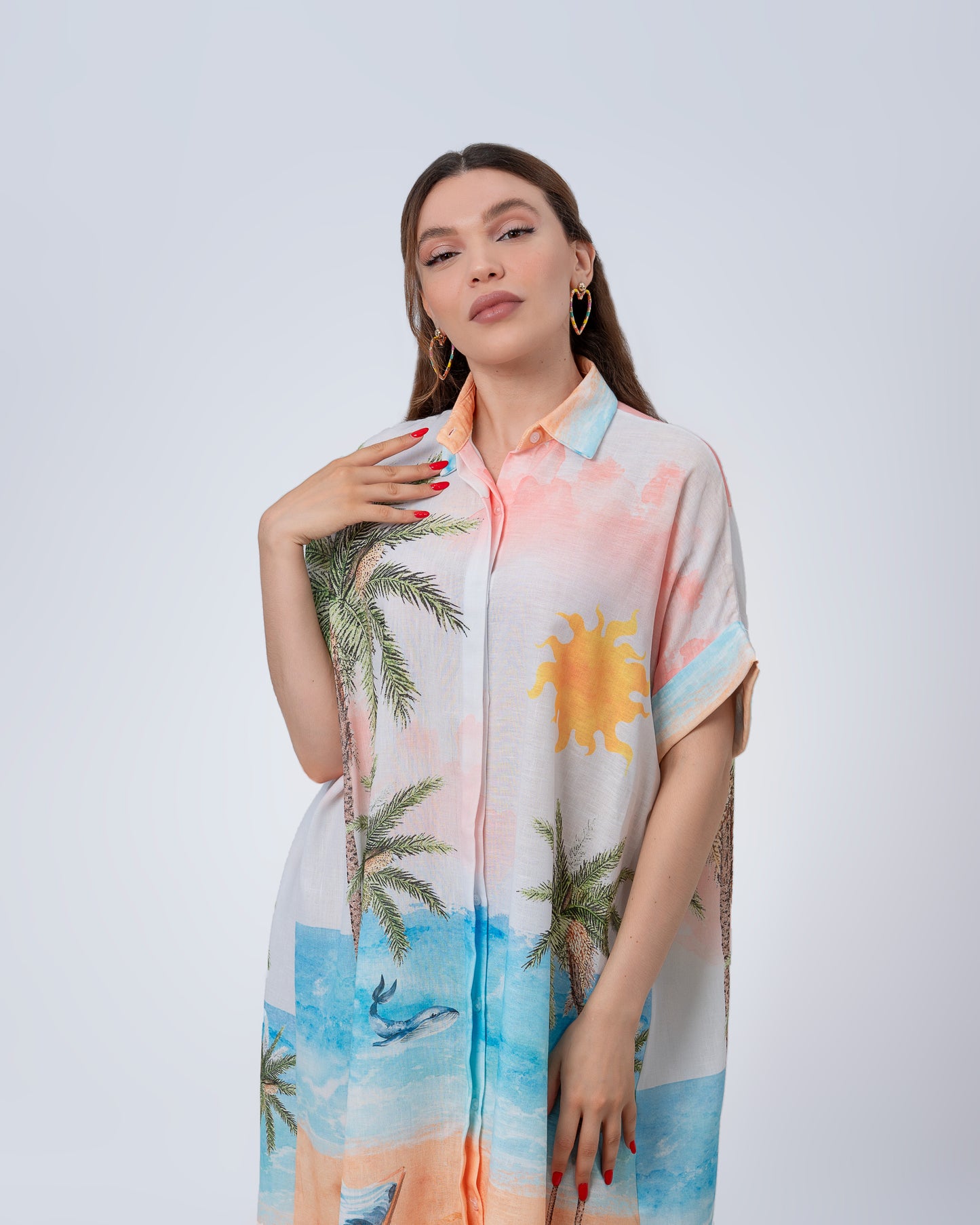 Robe-Chemise “Coucher de Soleil”