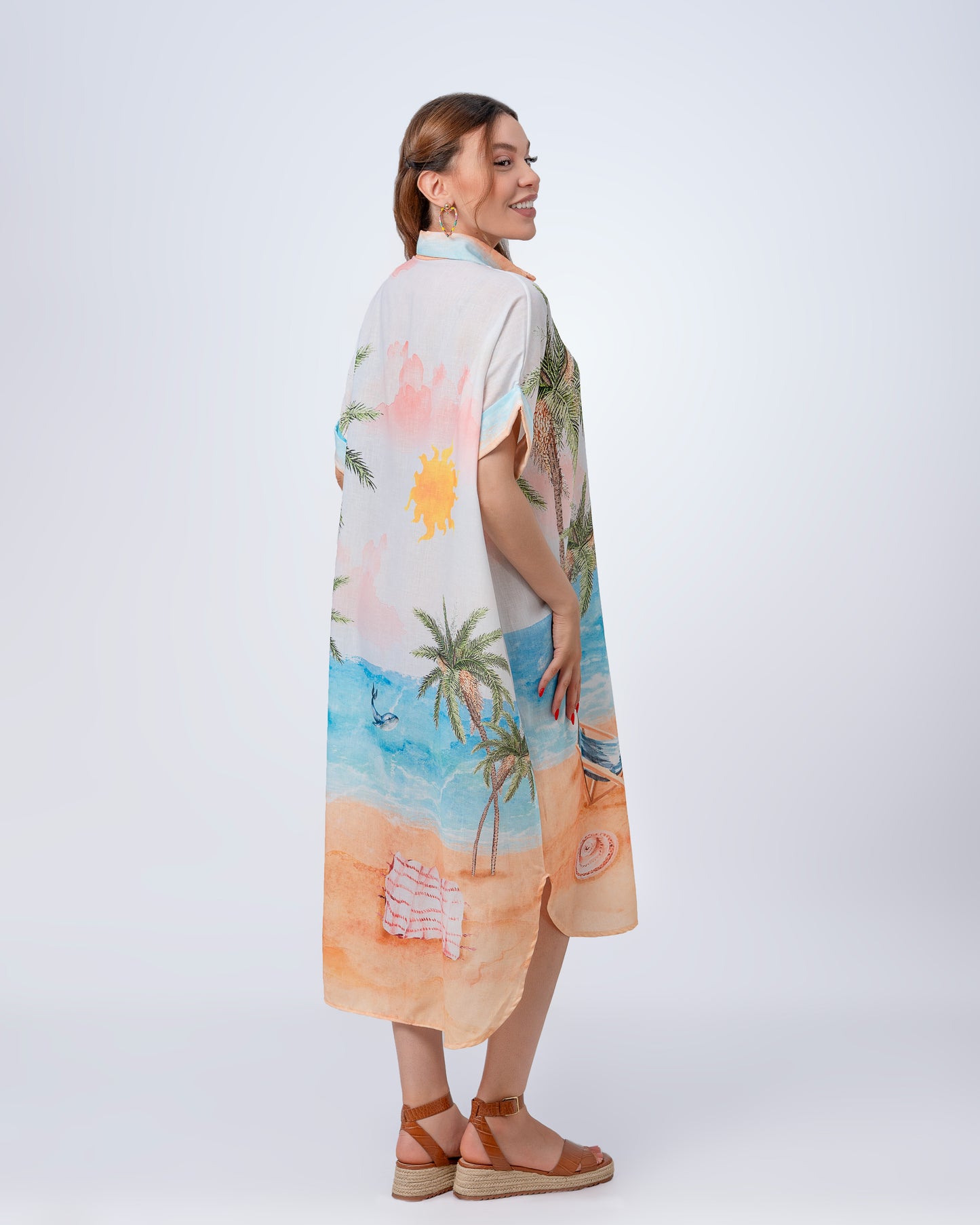 Robe-Chemise “Coucher de Soleil”