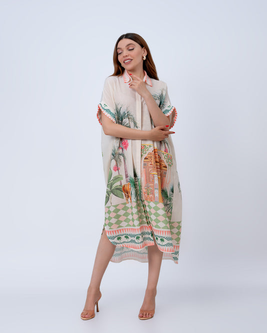 Robe-Chemise “Jardin Secret”